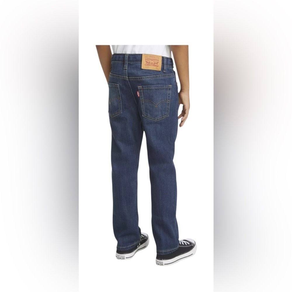 Levi’s Slim Fit Straight Leg Dark Wash Blue Denim Jeans Boy’s Size 12